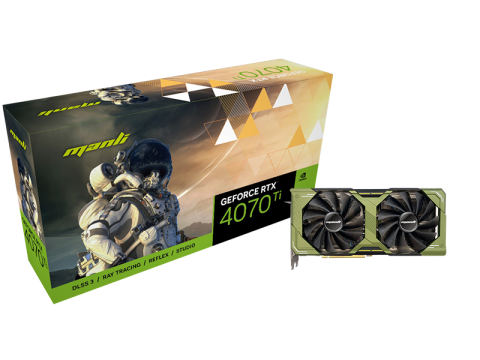 Manli GeForce RTX™ 4070 Ti 12GB 星云 双风扇